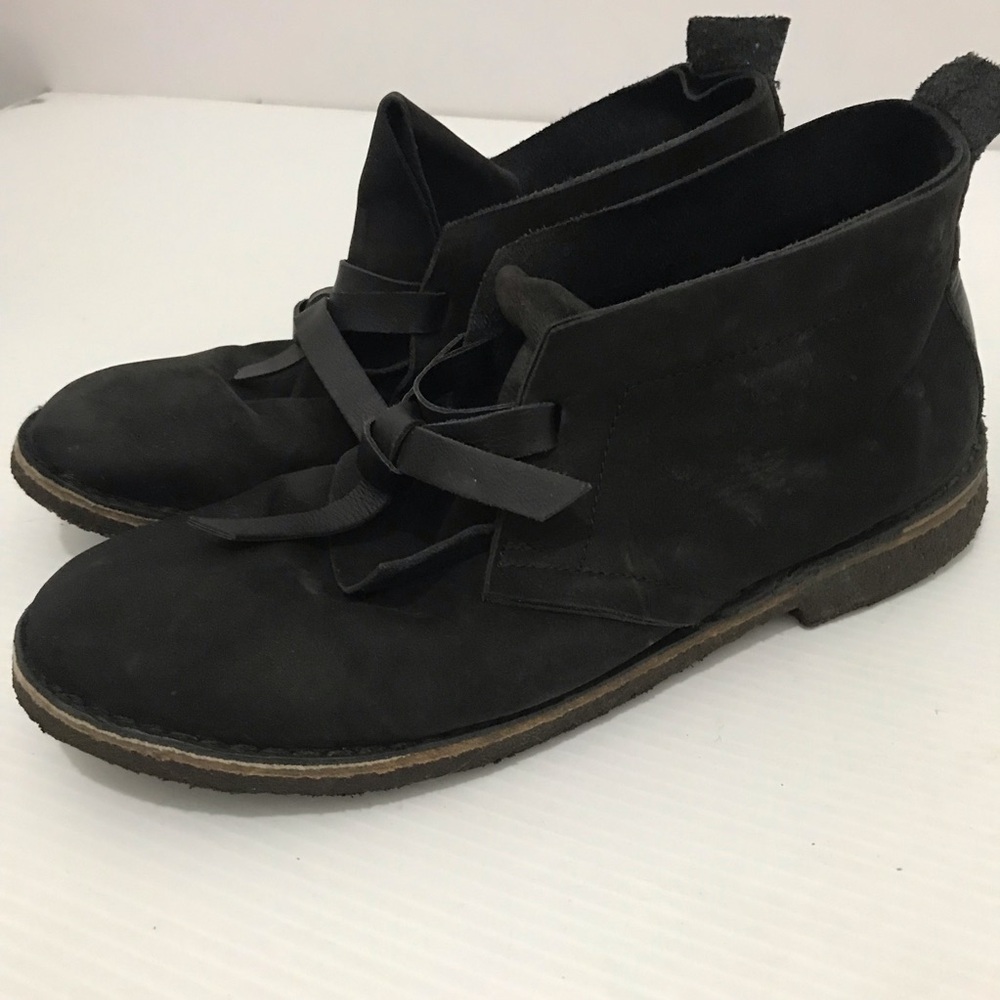Dusica Dusica Black Suede Chukka Boots Size 8